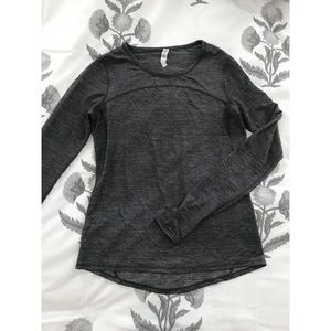 lululemon gray long-sleeve